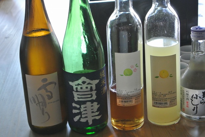 「五百万石」をはじめ会津酒造さんで造っているお酒を試飲しました